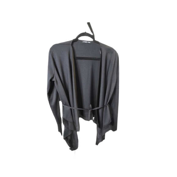 ZARA black cardigan with tie waist Sz S - Picture 1 of 3